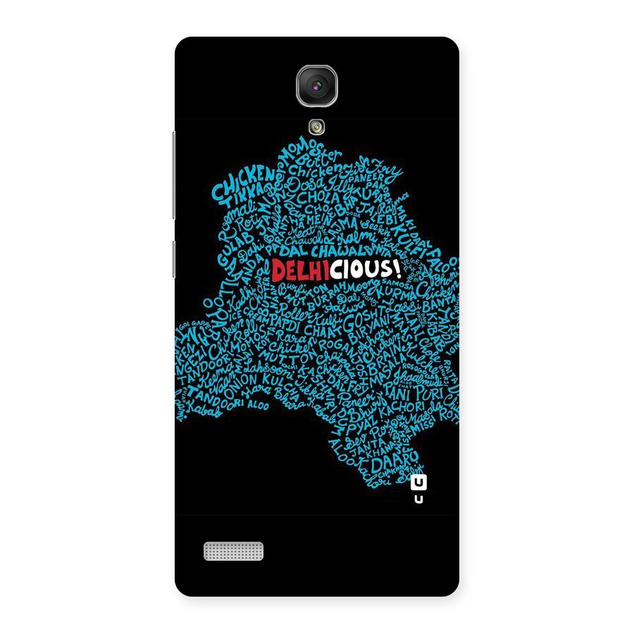 Delhicious Back Case for Redmi Note Prime
