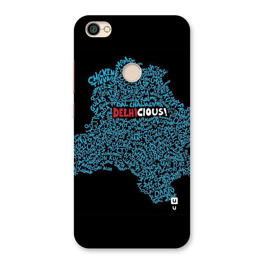 Delhicious Back Case for Redmi Y1 2017