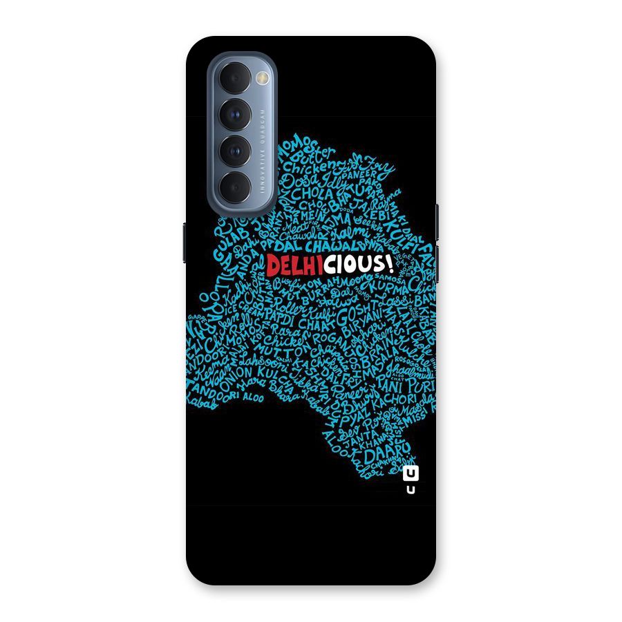 Delhicious Back Case for Reno4 Pro