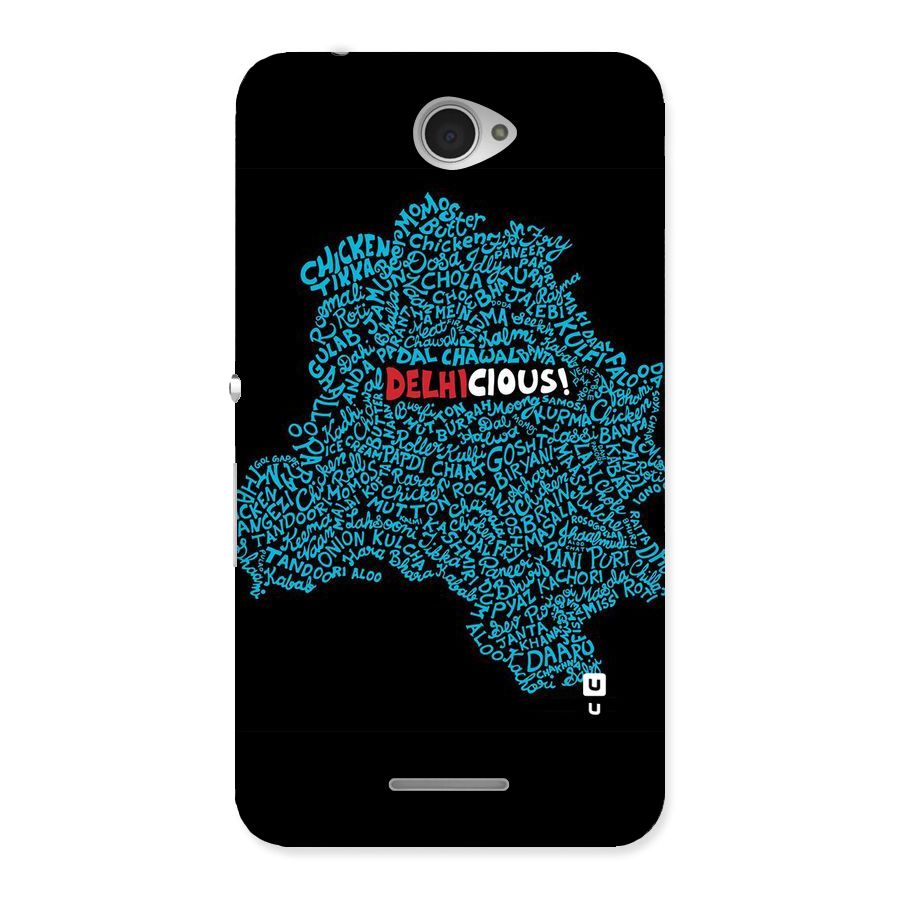Delhicious Back Case for Sony Xperia E4