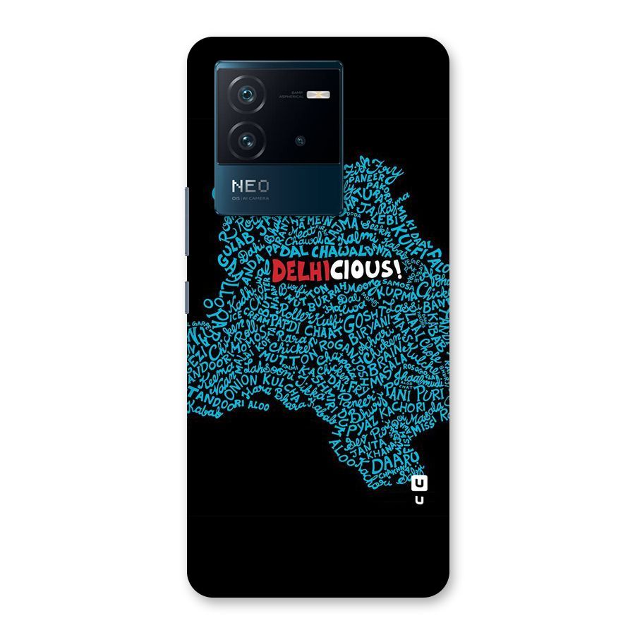Delhicious Back Case for Vivo iQOO Neo 6 5G