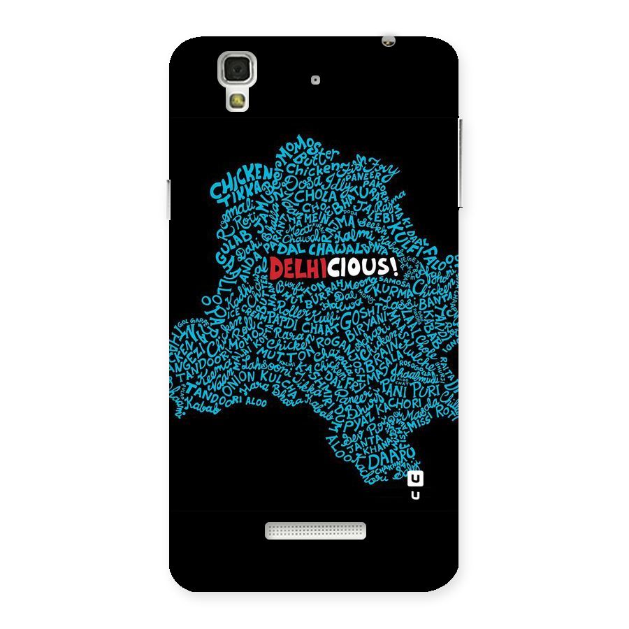 Delhicious Back Case for YU Yureka Plus