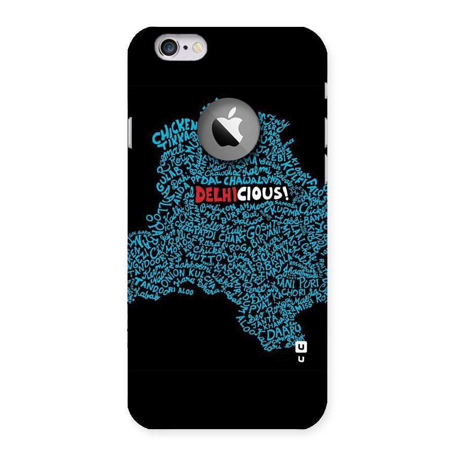 Delhicious Back Case for iPhone 6 Logo Cut