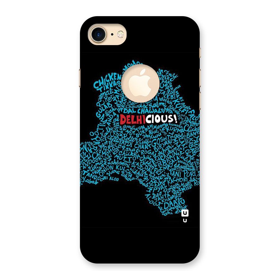 Delhicious Back Case for iPhone 7 Logo Cut