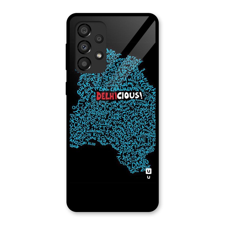 Delhicious Glass Back Case for Galaxy A33 5G