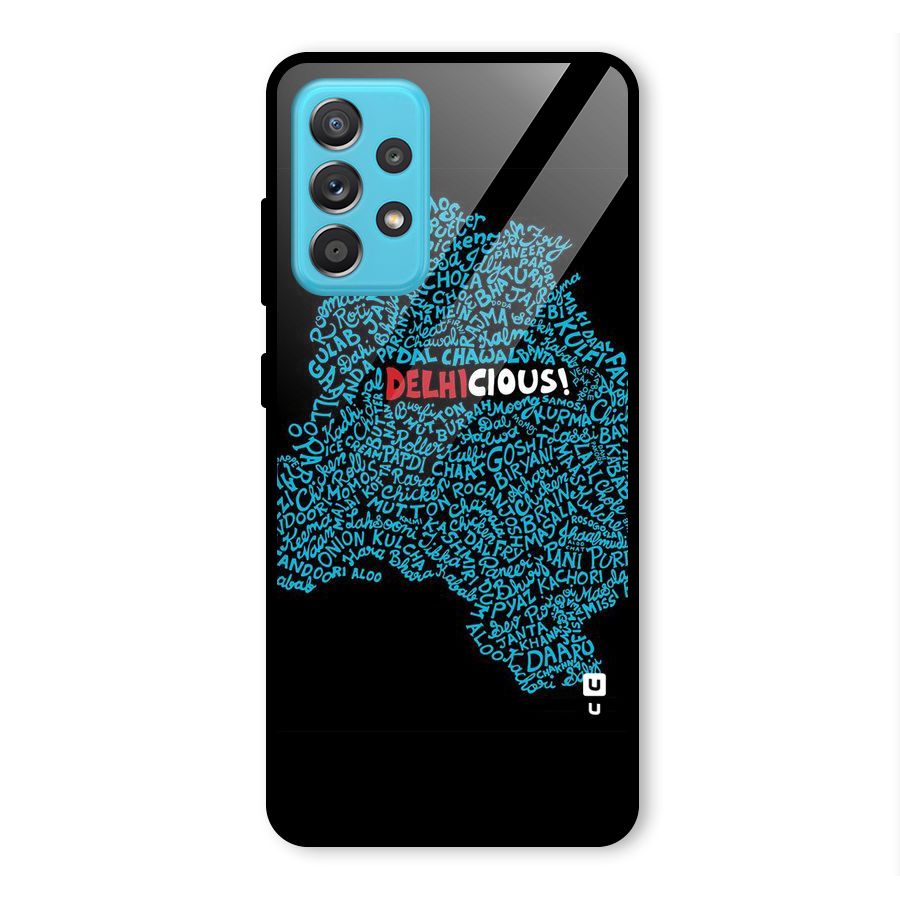 Delhicious Glass Back Case for Galaxy A52