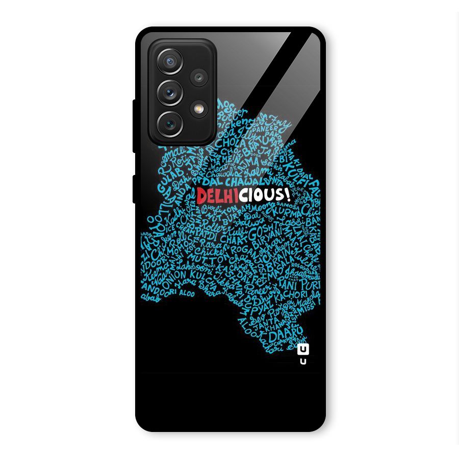 Delhicious Glass Back Case for Galaxy A72