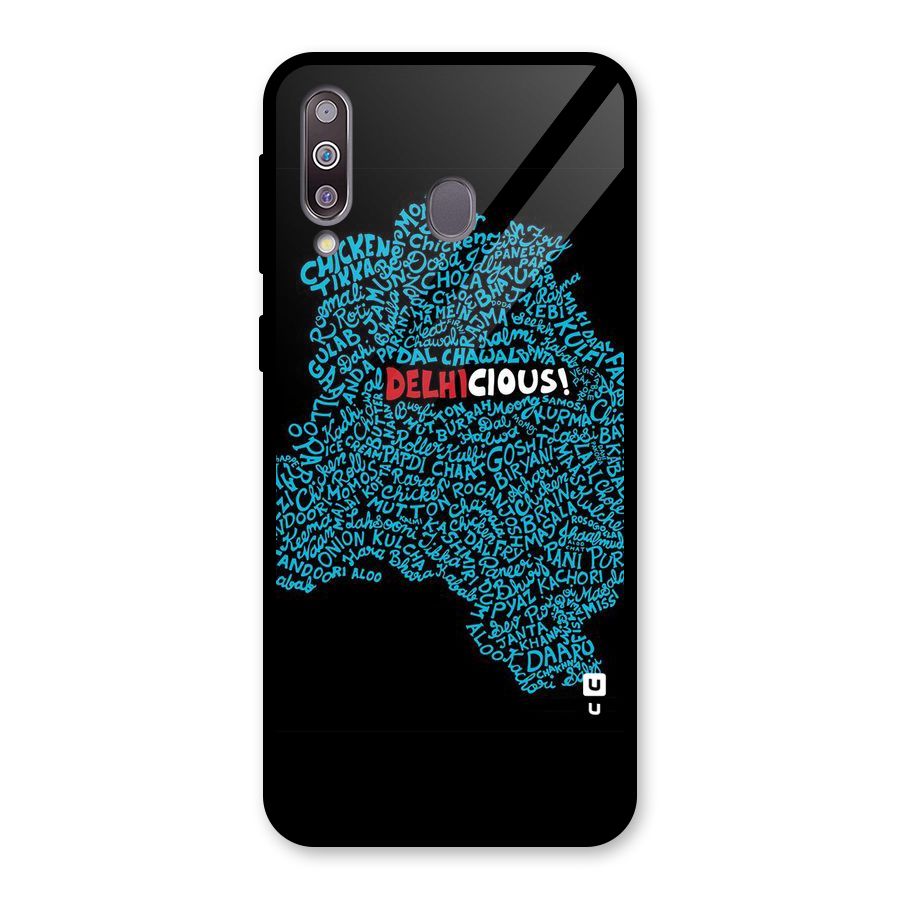 Delhicious Glass Back Case for Galaxy M30