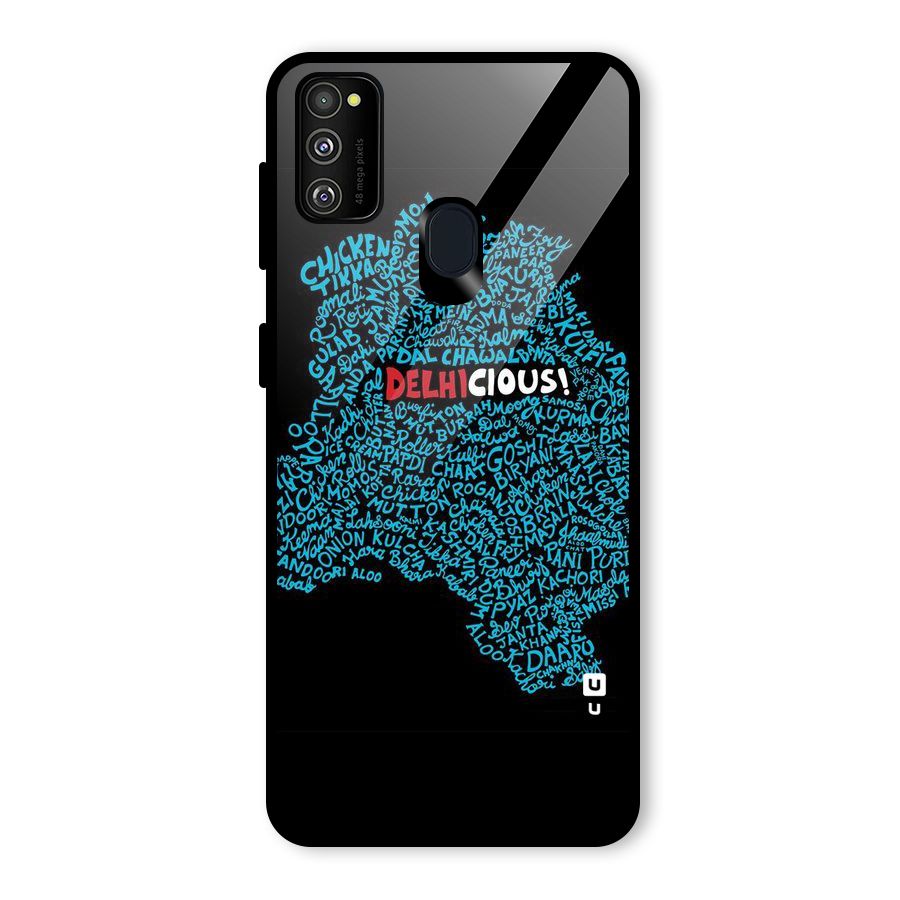 Delhicious Glass Back Case for Galaxy M30s