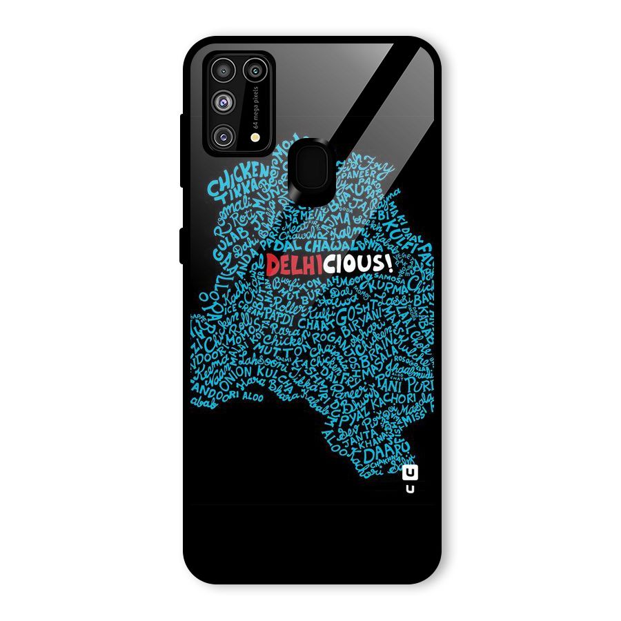 Delhicious Glass Back Case for Galaxy M31