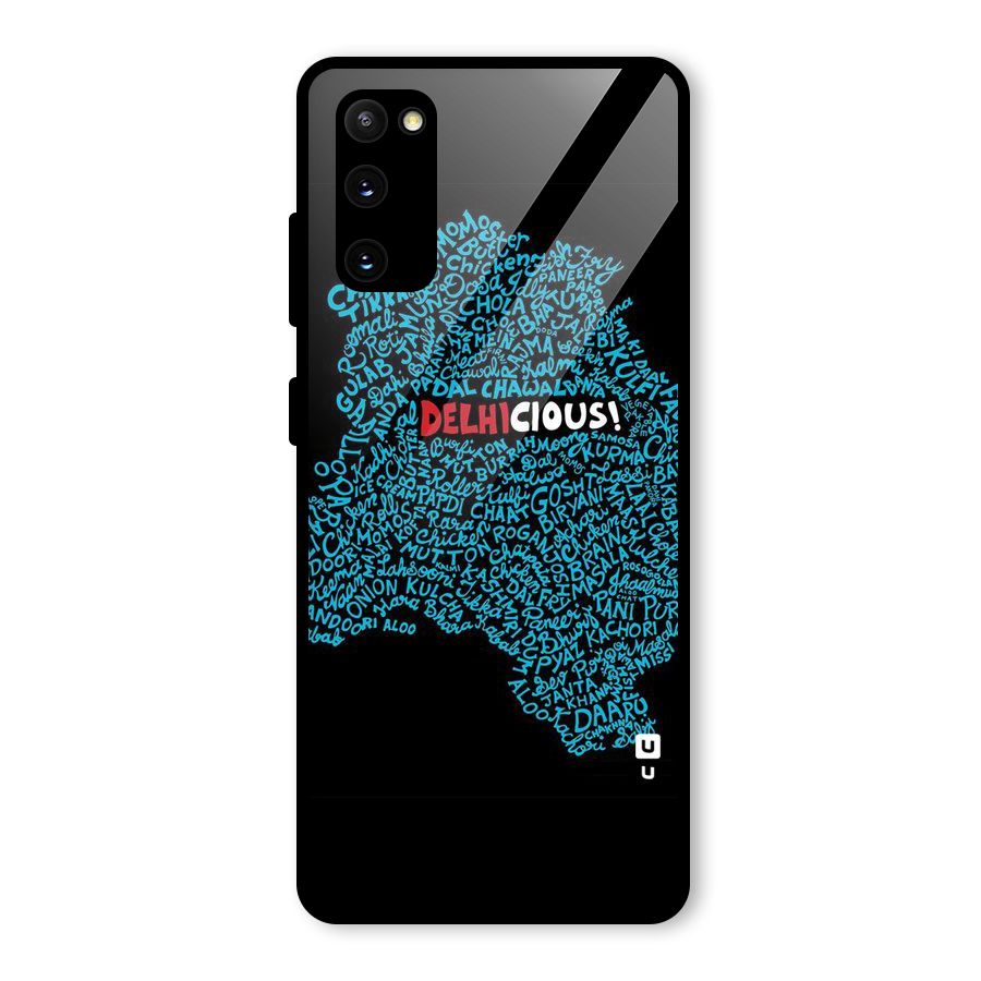 Delhicious Glass Back Case for Galaxy S20 FE