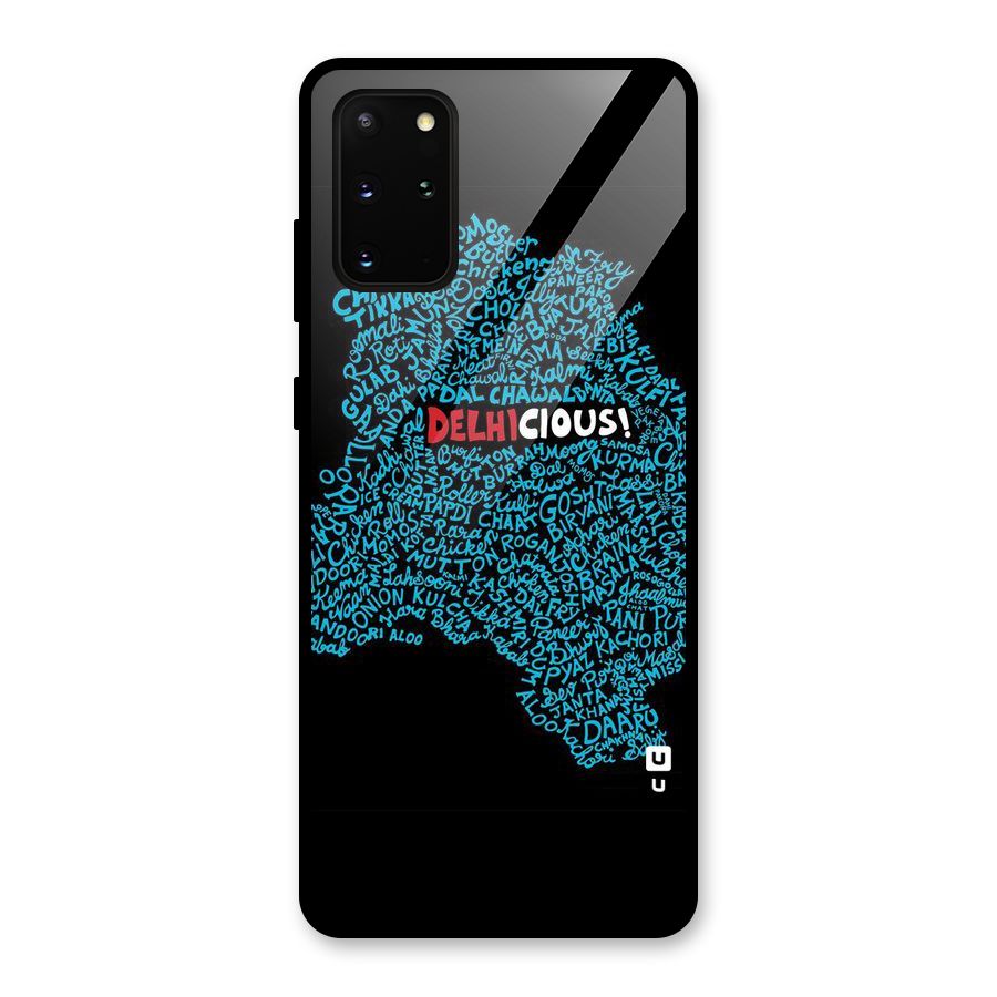Delhicious Glass Back Case for Galaxy S20 Plus