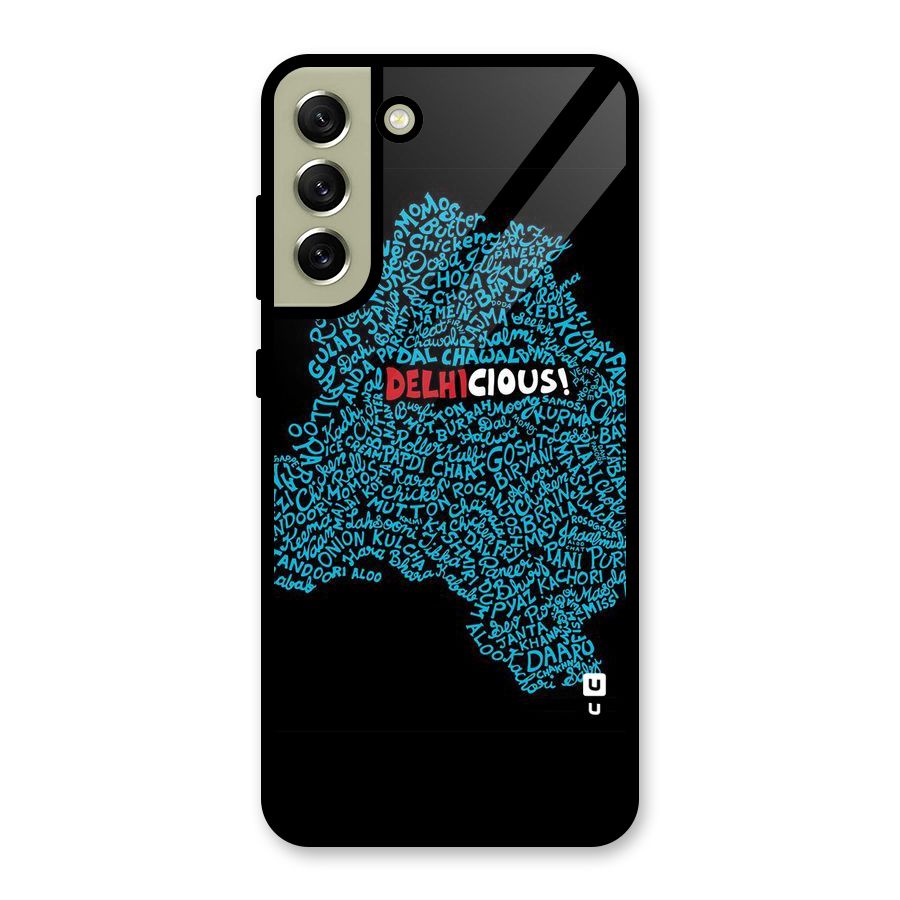 Delhicious Glass Back Case for Galaxy S21 FE 5G