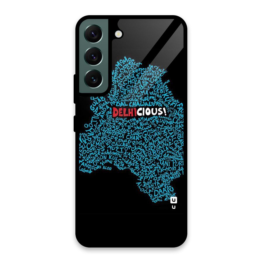 Delhicious Glass Back Case for Galaxy S22 5G