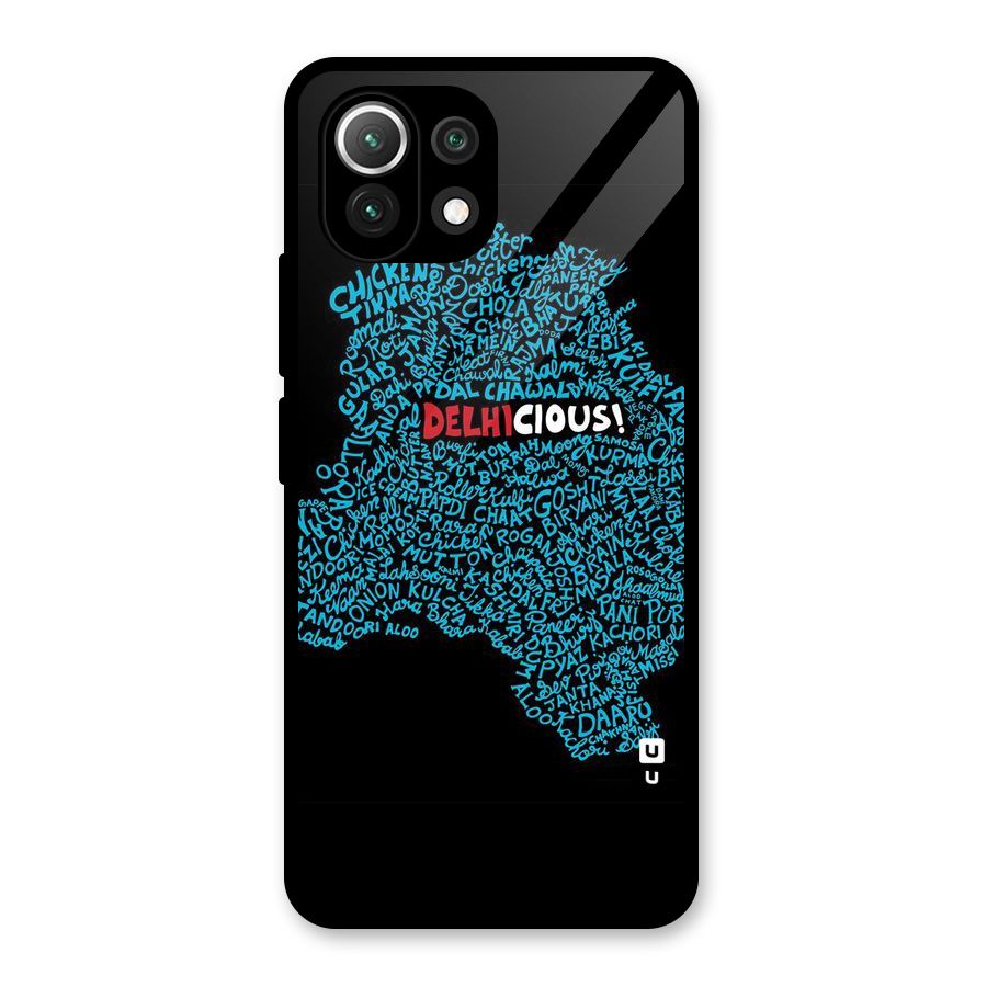Delhicious Glass Back Case for Mi 11 Lite