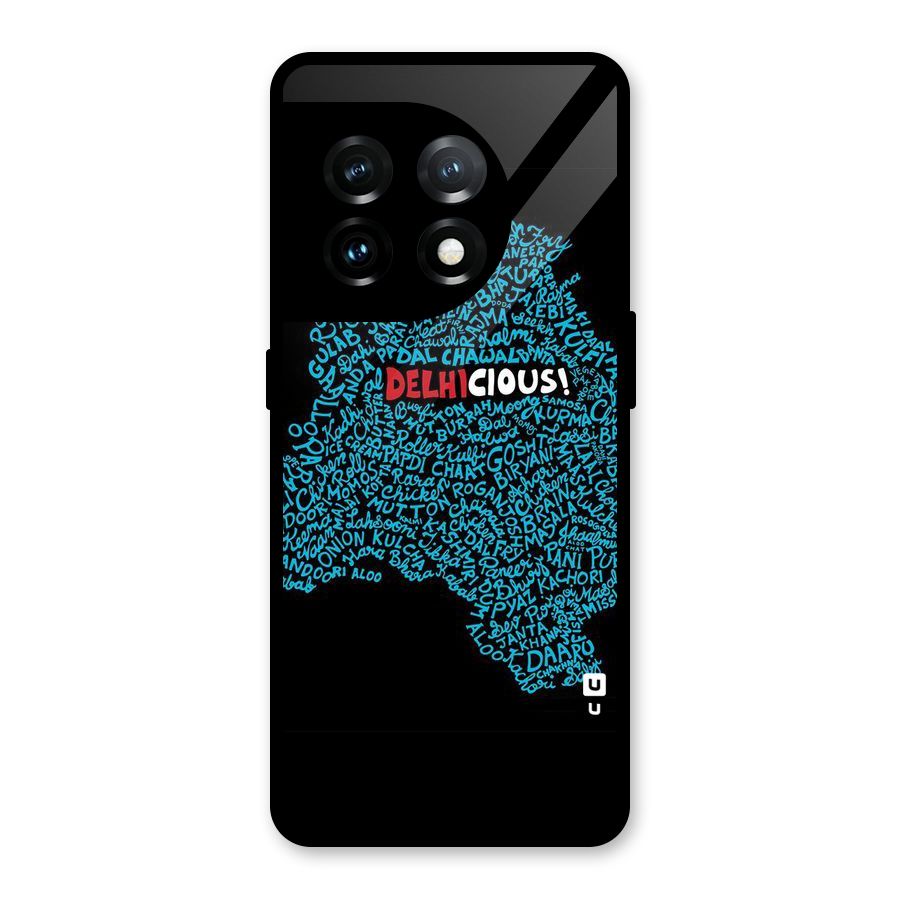 Delhicious Glass Back Case for OnePlus 11