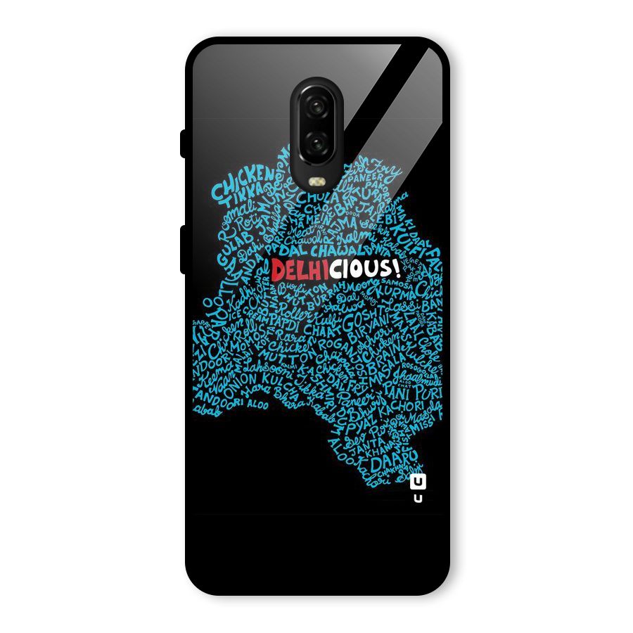 Delhicious Glass Back Case for OnePlus 6T