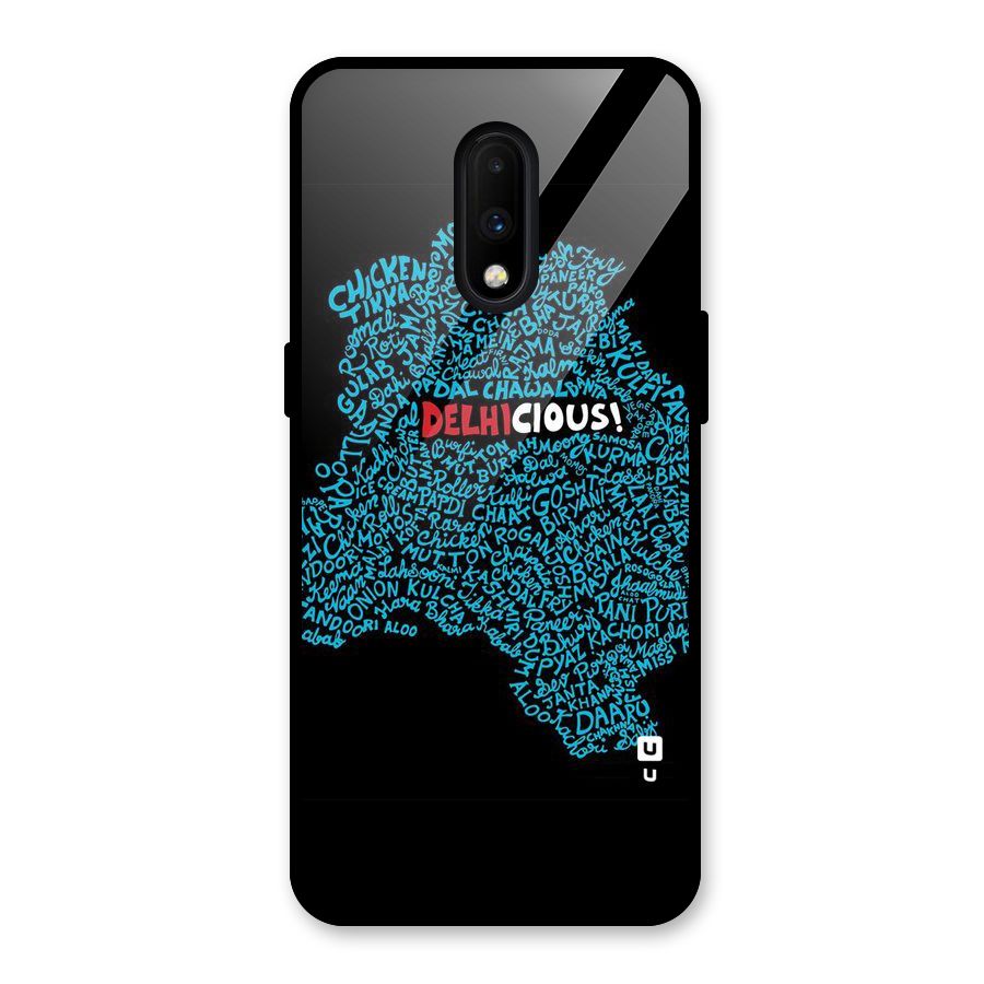Delhicious Glass Back Case for OnePlus 7