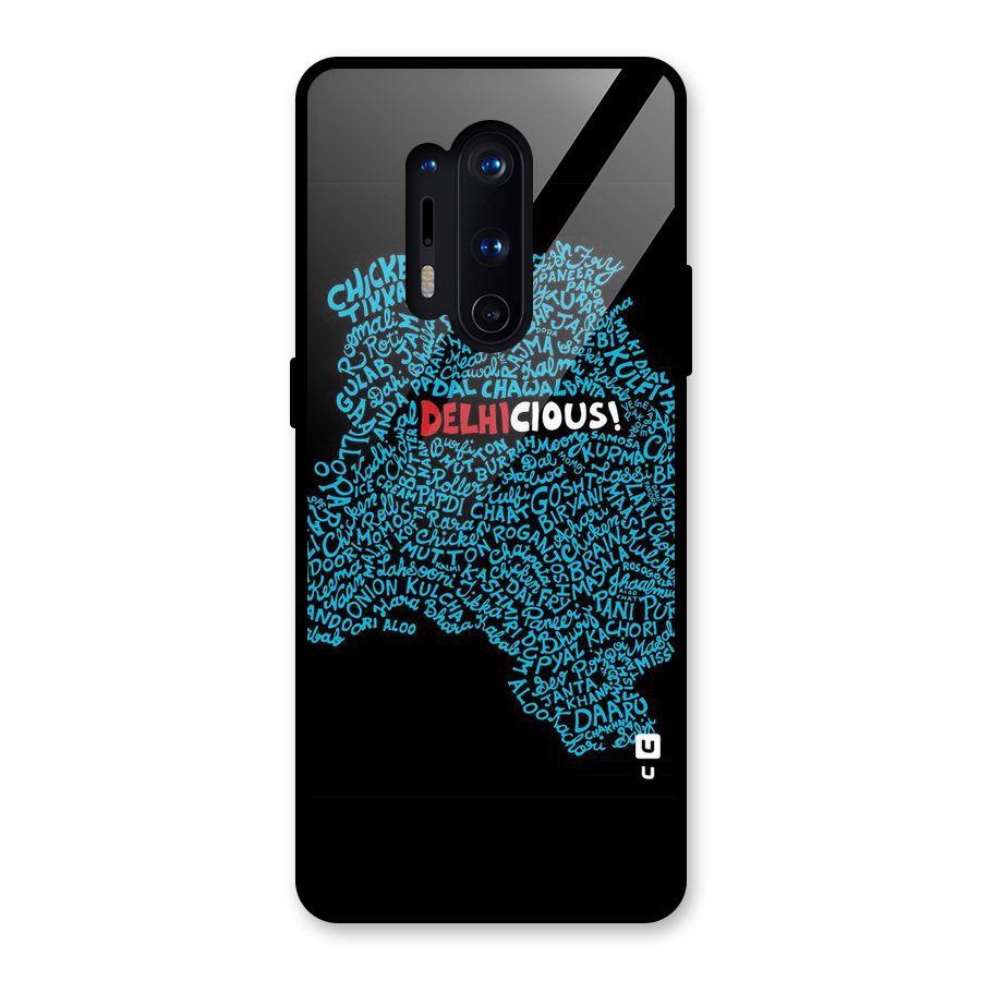 Delhicious Glass Back Case for OnePlus 8 Pro