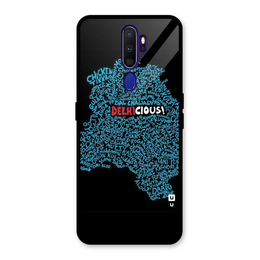 Delhicious Glass Back Case for Oppo A9 (2020)