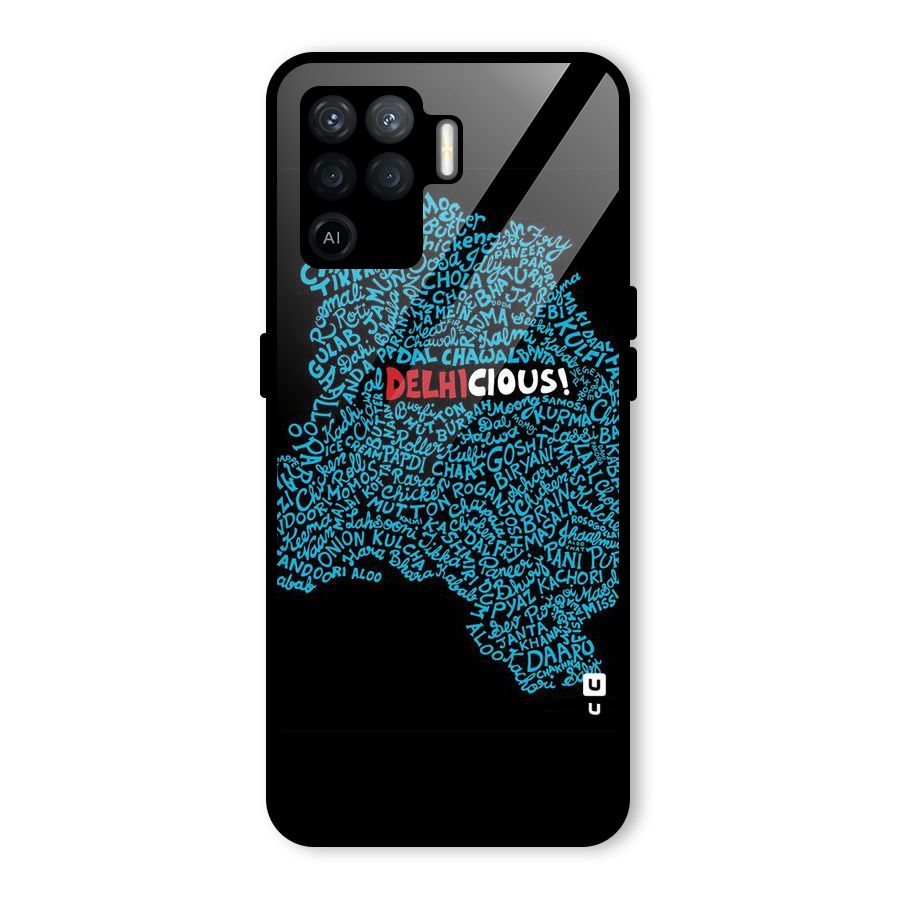 Delhicious Glass Back Case for Oppo F19 Pro