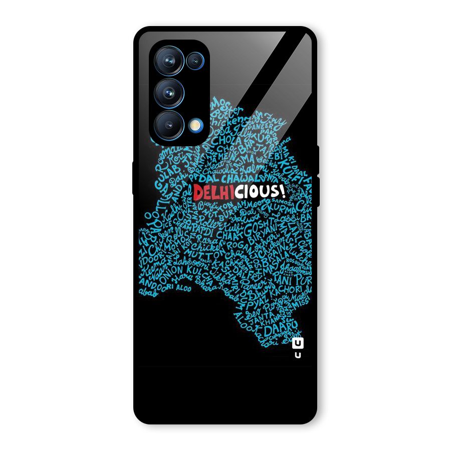 Delhicious Glass Back Case for Oppo Reno5 Pro 5G