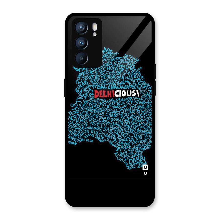 Delhicious Glass Back Case for Oppo Reno6 5G