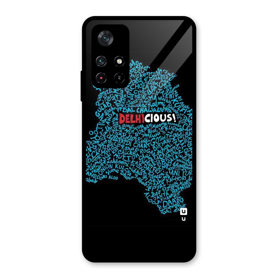 Delhicious Glass Back Case for Poco M4 Pro 5G