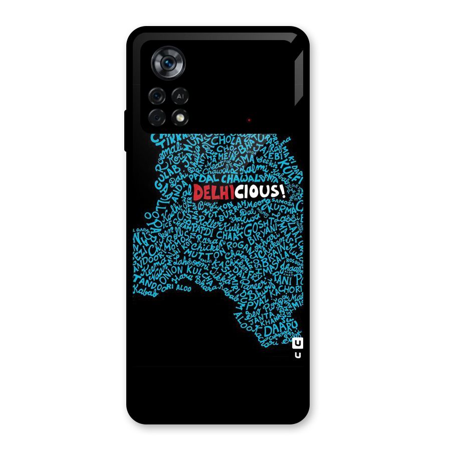 Delhicious Glass Back Case for Poco X4 Pro 5G