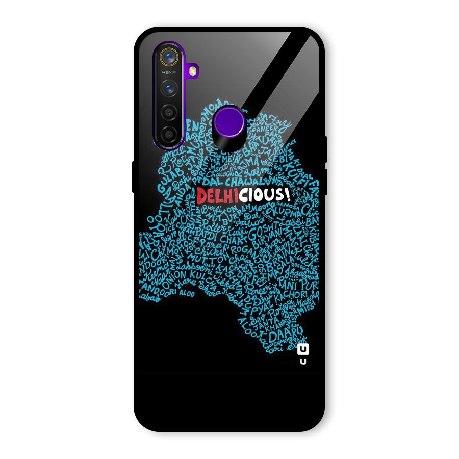 Delhicious Glass Back Case for Realme 5 Pro