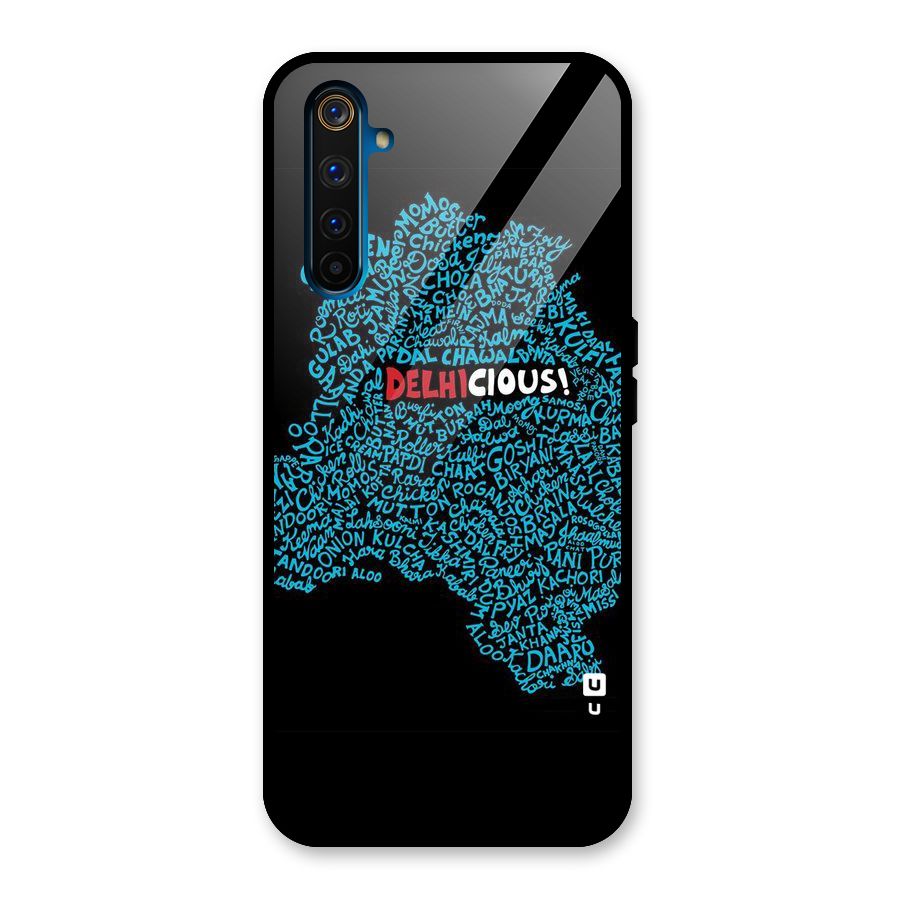 Delhicious Glass Back Case for Realme 6 Pro