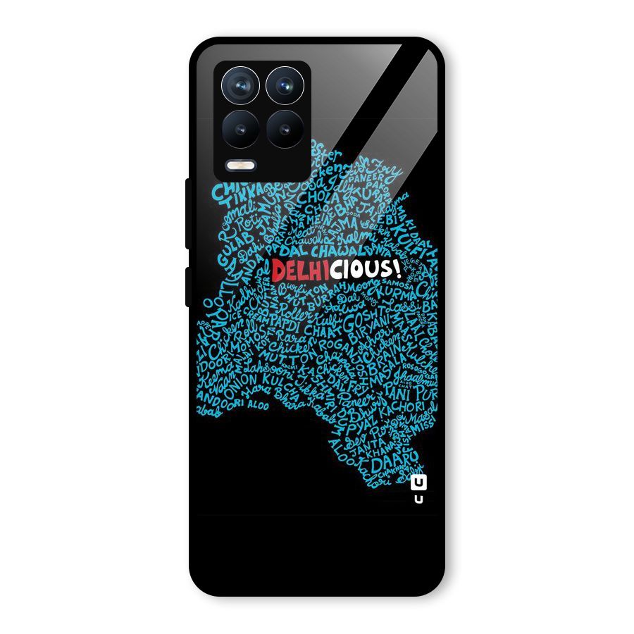 Delhicious Glass Back Case for Realme 8