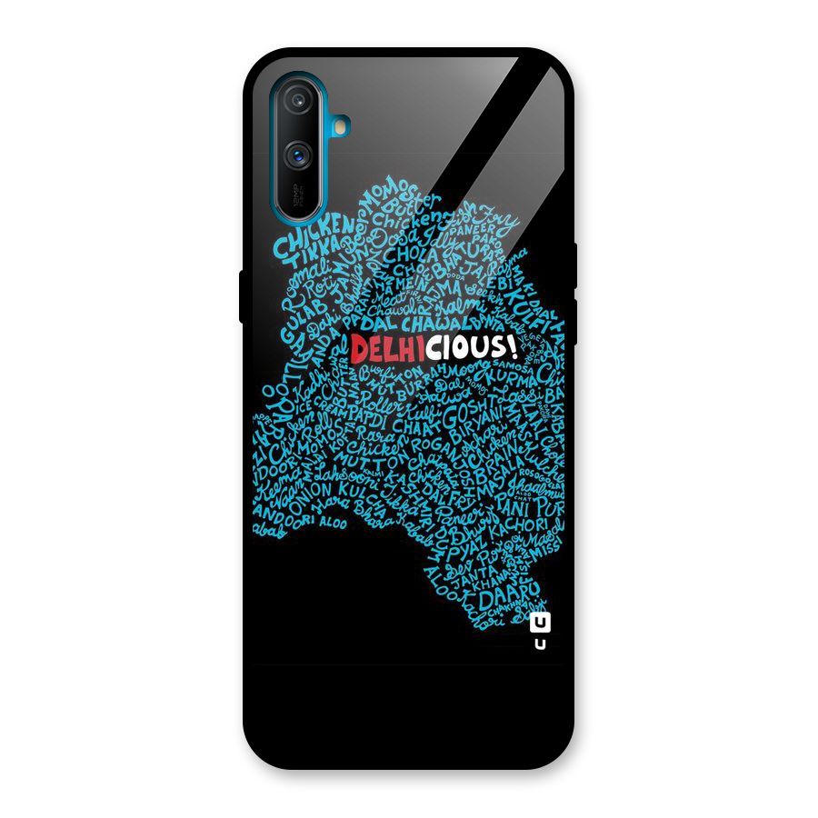 Delhicious Glass Back Case for Realme C3