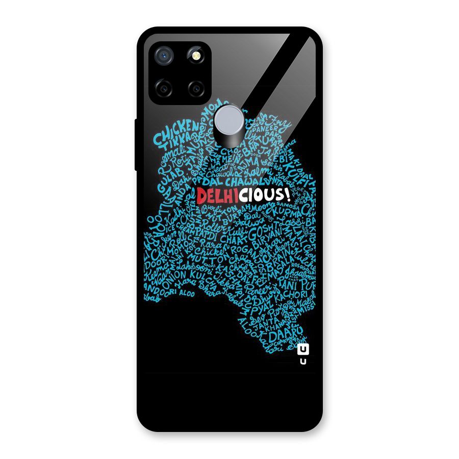 Delhicious Glass Back Case for Realme Narzo 20