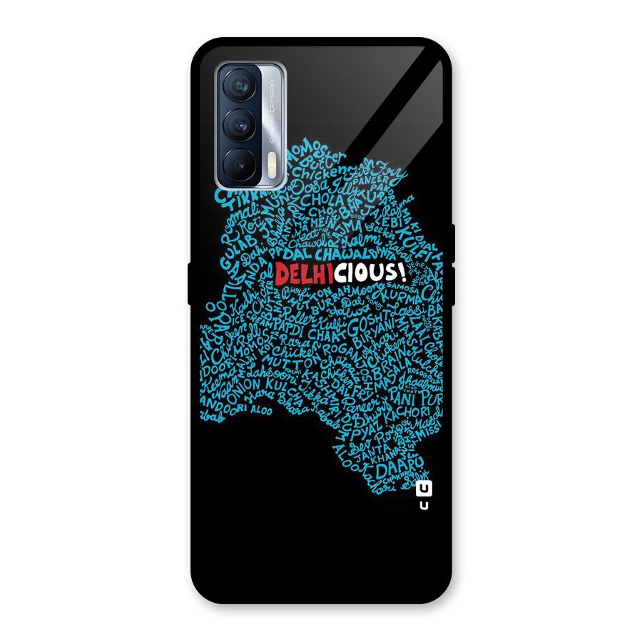 Delhicious Glass Back Case for Realme X7