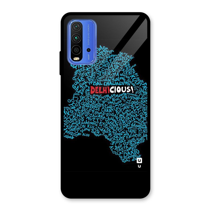 Delhicious Glass Back Case for Redmi 9 Power