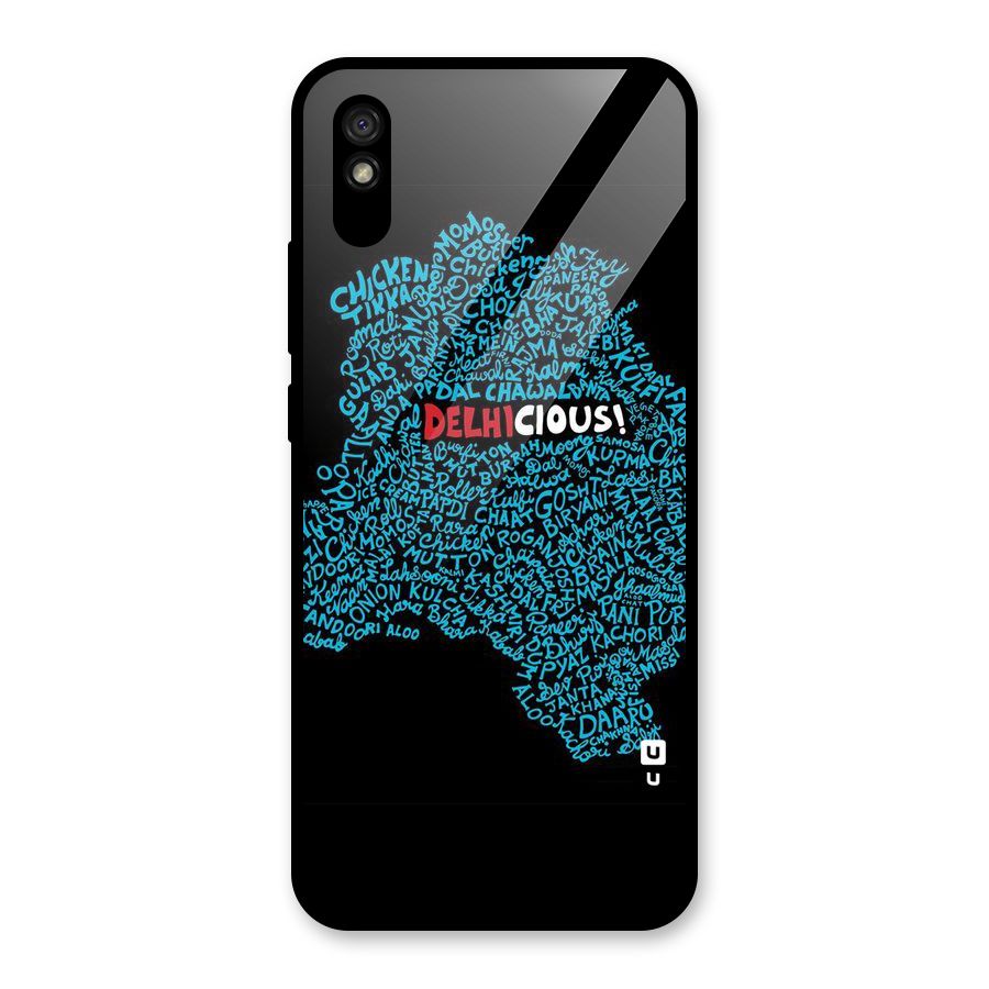 Delhicious Glass Back Case for Redmi 9i