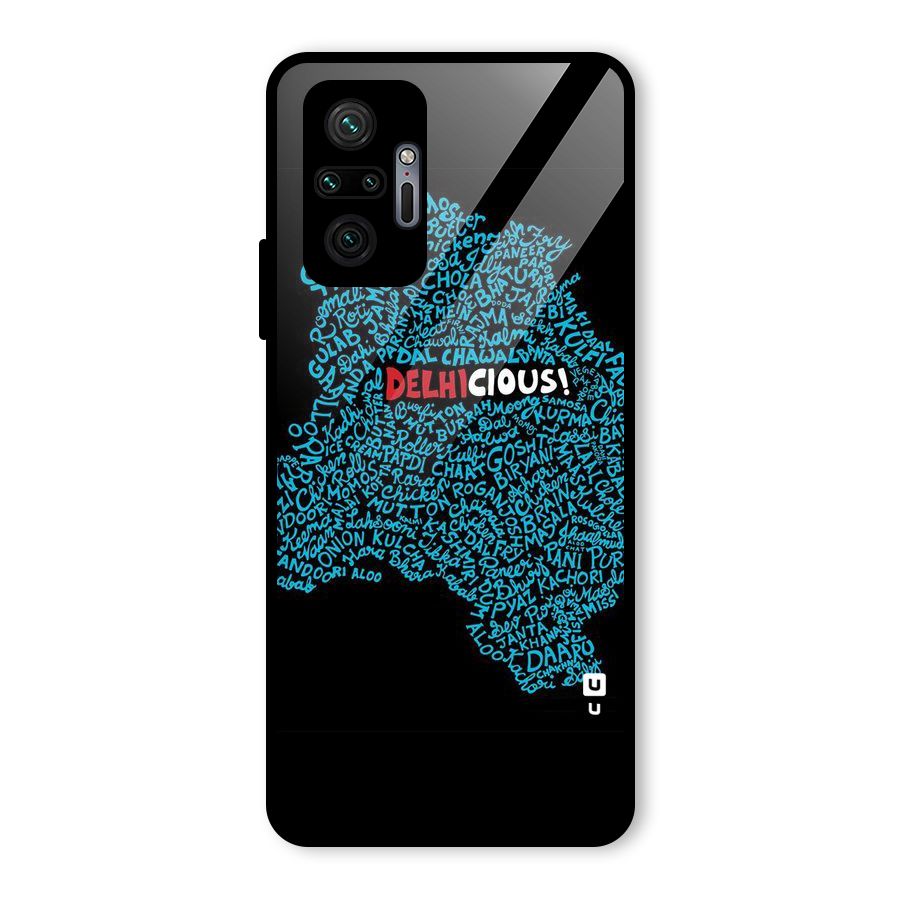 Delhicious Glass Back Case for Redmi Note 10 Pro Max