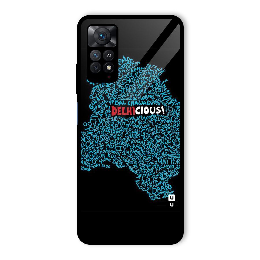 Delhicious Glass Back Case for Redmi Note 11 Pro Plus 5G