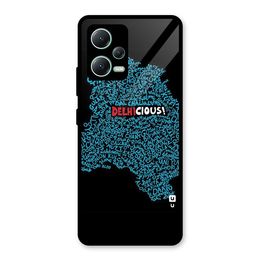 Delhicious Glass Back Case for Redmi Note 12 5G