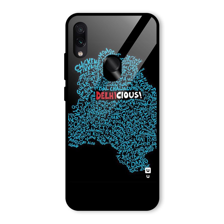 Delhicious Glass Back Case for Redmi Note 7 Pro