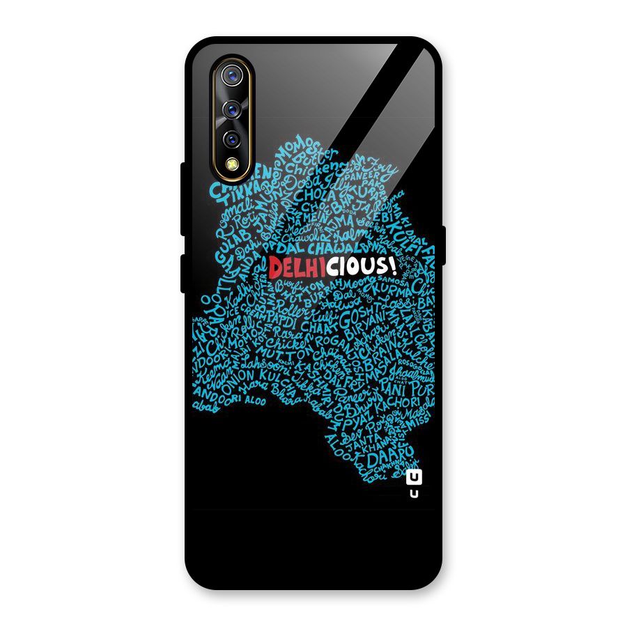 Delhicious Glass Back Case for Vivo S1
