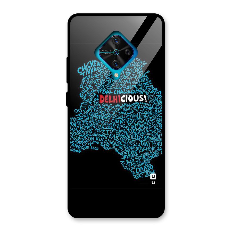 Delhicious Glass Back Case for Vivo S1 Pro