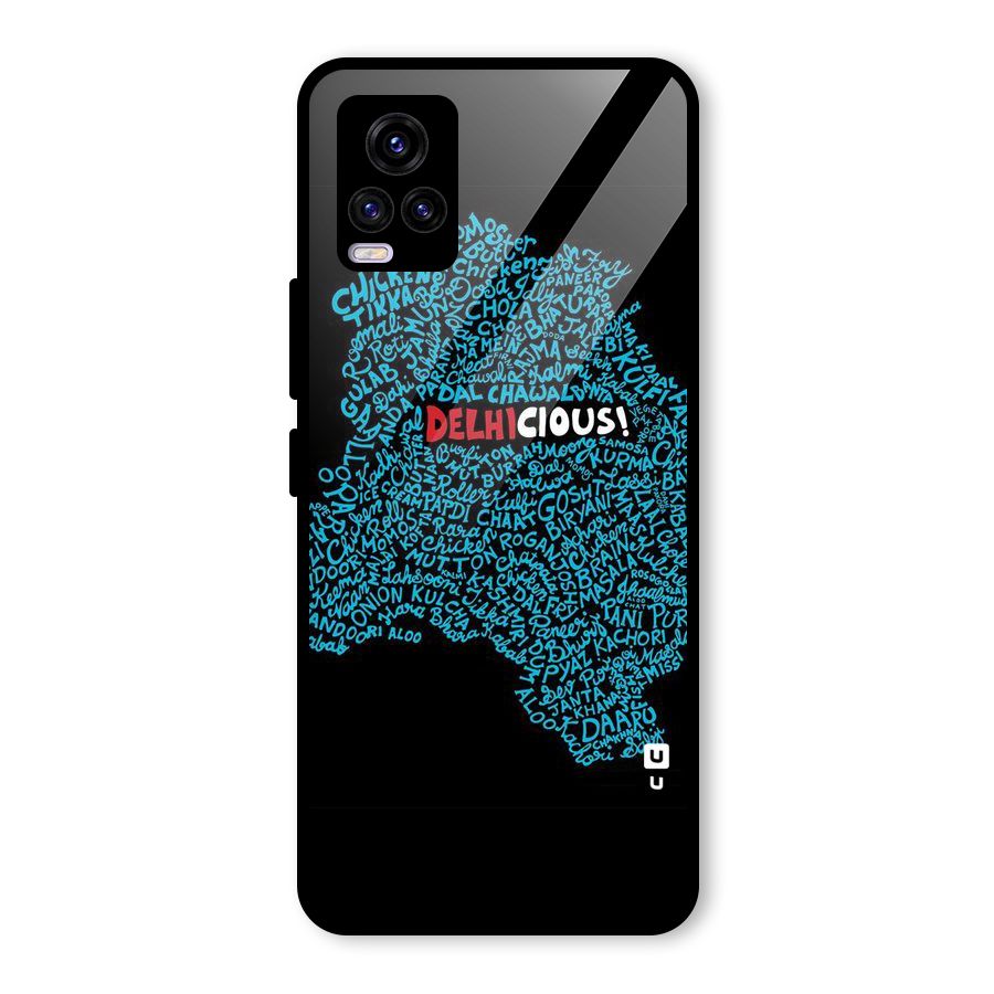Delhicious Glass Back Case for Vivo V20
