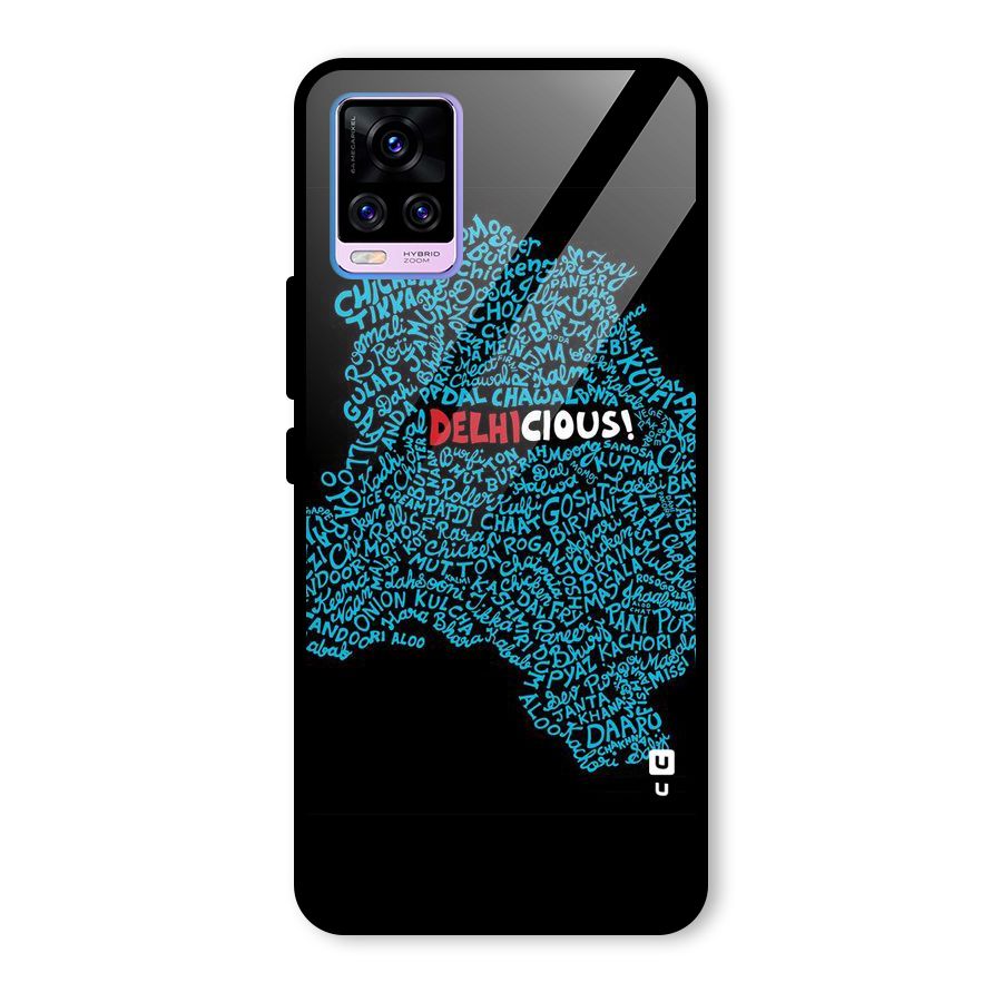 Delhicious Glass Back Case for Vivo V20 Pro