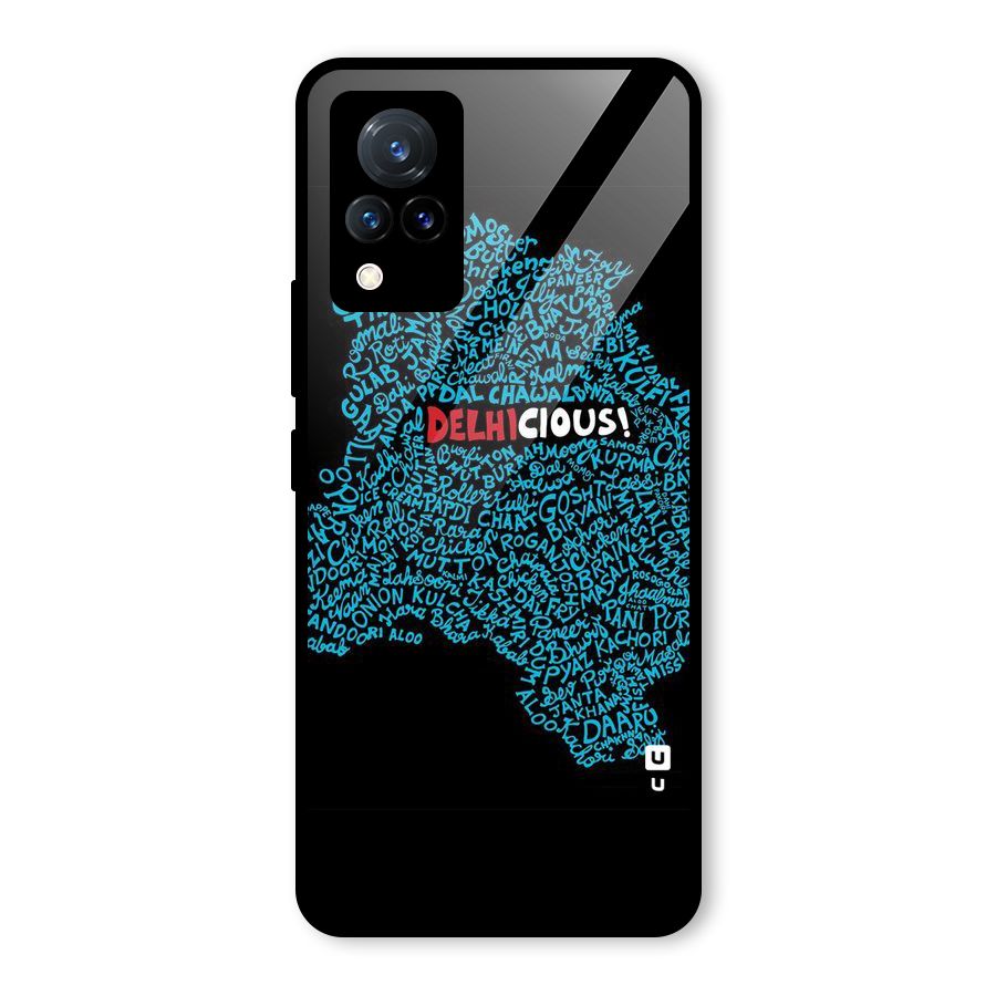 Delhicious Glass Back Case for Vivo V21 5G