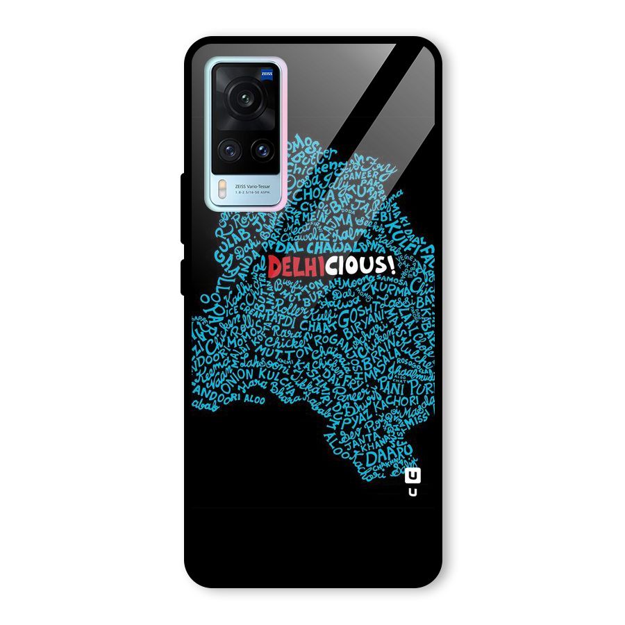 Delhicious Glass Back Case for Vivo X60