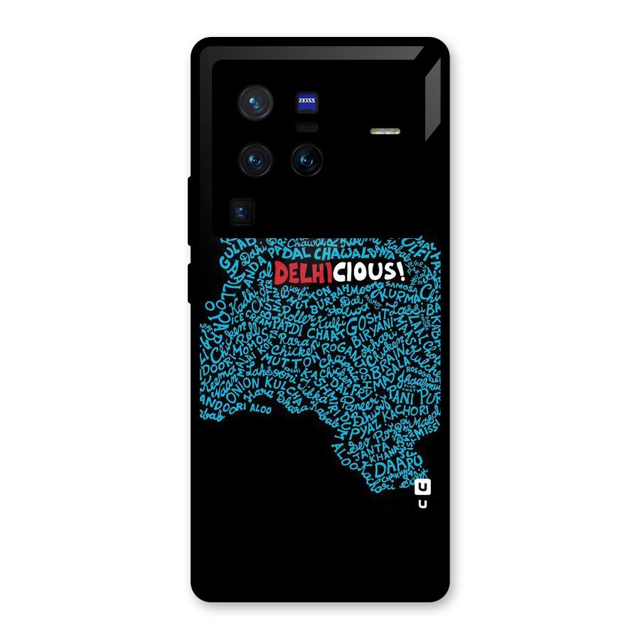 Delhicious Glass Back Case for Vivo X80 Pro