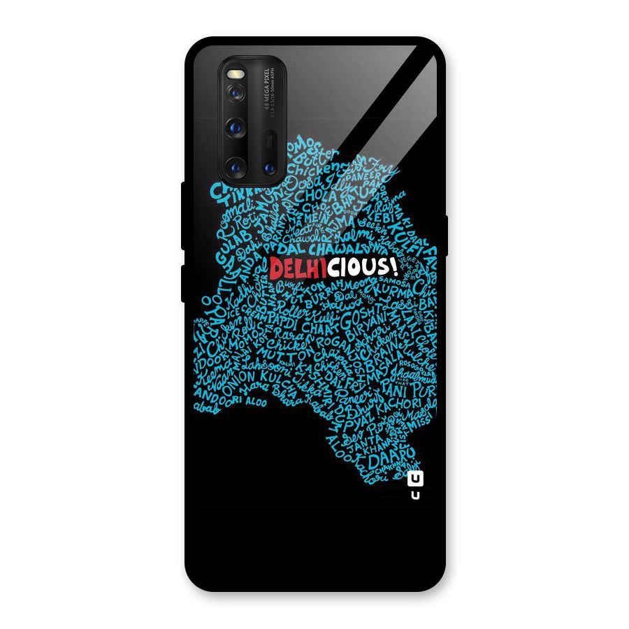 Delhicious Glass Back Case for Vivo iQOO 3