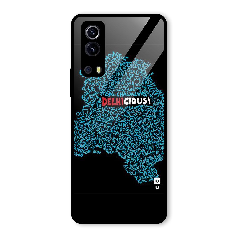 Delhicious Glass Back Case for Vivo iQOO Z3